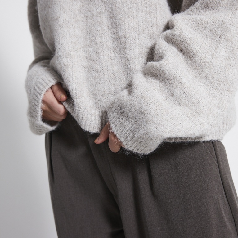 Knit v-neck sweater "Eina"